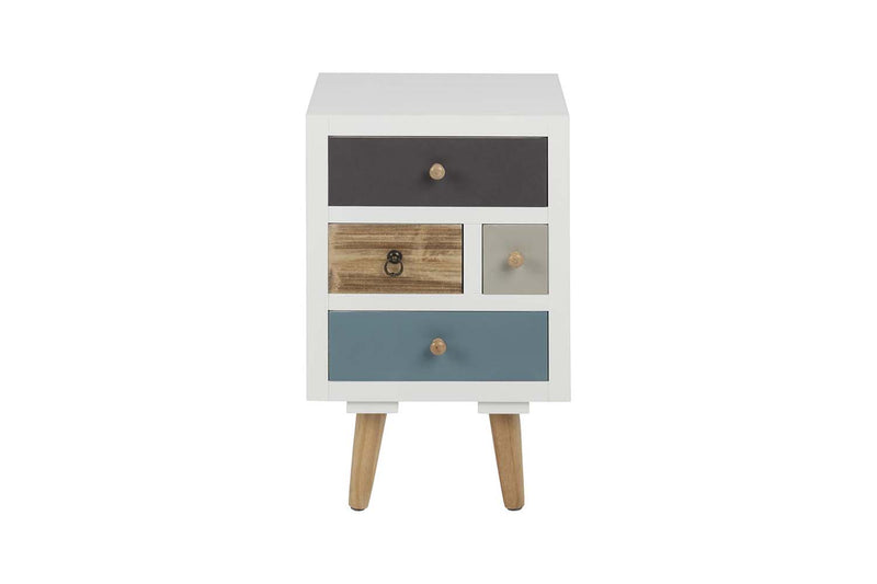 table appoint, table de nuit scandinave Multicolore Drawer