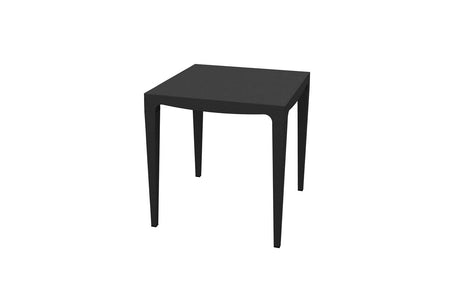 table de jardin carré gris de 4 places en plastique recyclé Master