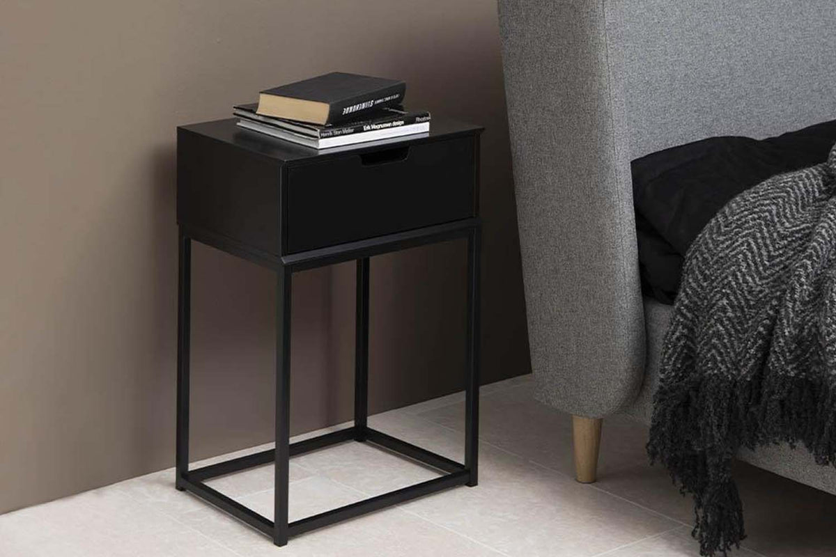 table de nuit design Noir Slumber