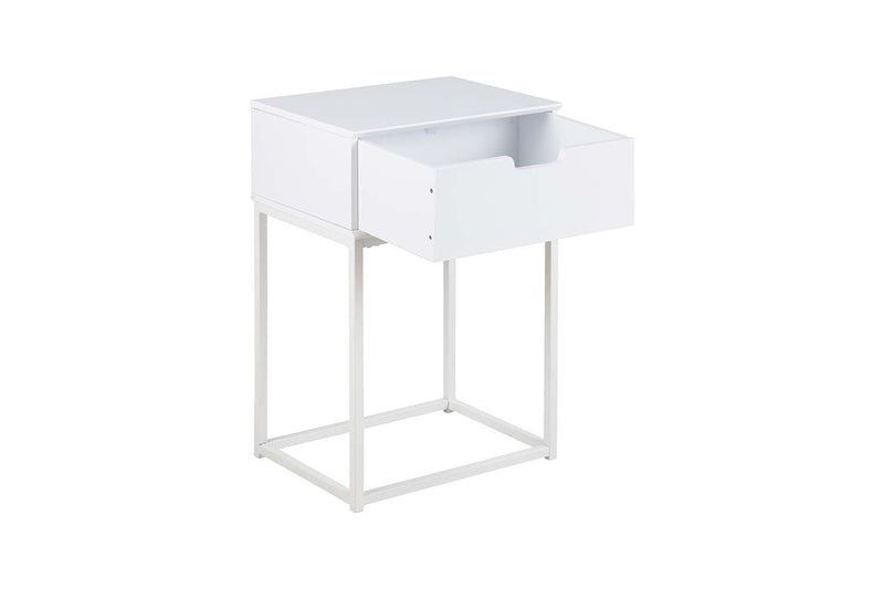 table de nuit design blanc Slumber