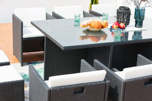 table miami noir et blanc