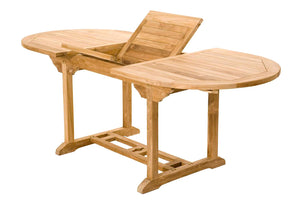 table repas teck 4 chaises et 2 fauteuils